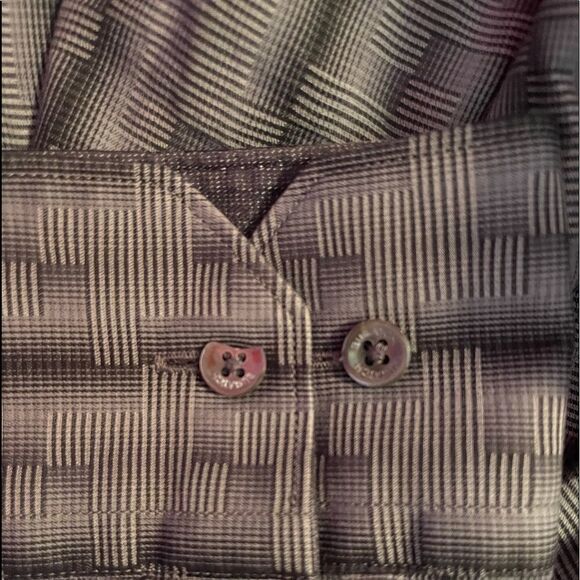 Bugatchi uomo men’s button down shirt sz L - Picture 5 of 7